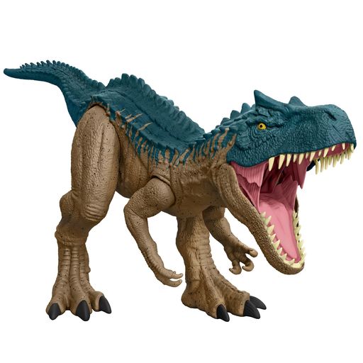 マテルジュラシックワールド(JURASSICWORLD)スーパービッグ!アロサウルス子供向けフィギュア恐竜おもちゃ全長:約100cm4歳からブルー/ブラウンHRX53