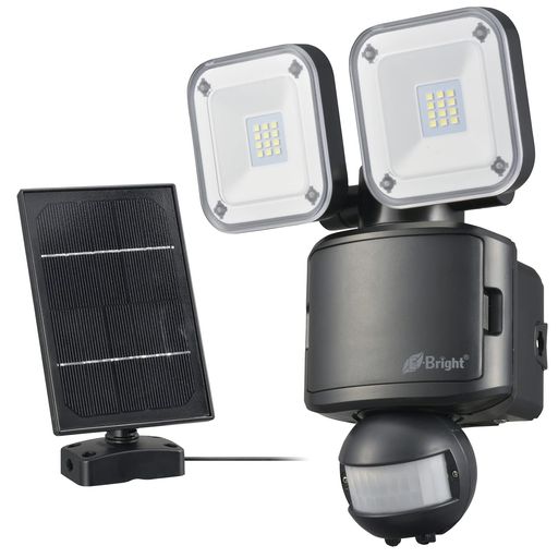オーム電機 変わり種式LED検出器ともし火 ソーラー 蓄電池 2灯 LS-H2125A19-K 06-4248 防犯ともし火 人感検出器 OHM 黒いこと