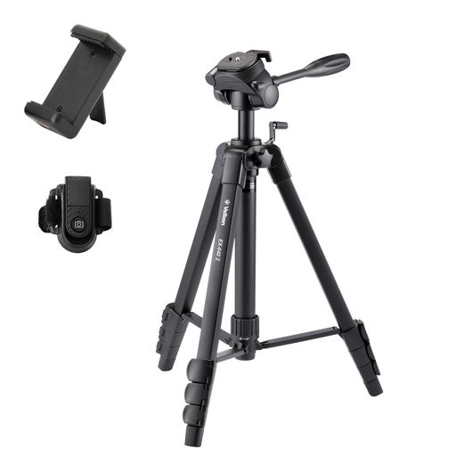 ベルボン 【web限定】Velbon ファミリー三脚 EX-640 II AZ 4段 レバーロック 全高170cm 脚径26mm 中型 3Way雲台 DIN規格クイックシュー対応 アルミ脚 脚カラー黒 017915500587｜ショップ内本町店