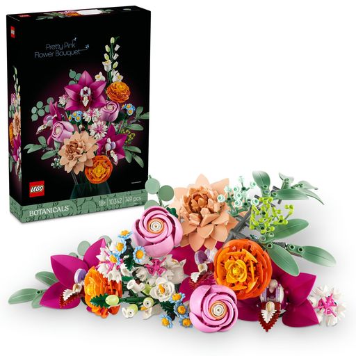 レゴ(LEGO) ボタニカル サクラ色の胸花 手あそび 手あそび 生まれ落ちる日 差し上げ物 立ちはだかる 母の日 父の日 成人男性 成人女性 胸花 造花 飾りつけ 室内装飾 オシャレ 母 父 10342