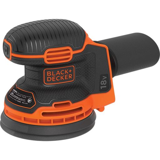 ブラックアンドデッカー(BLACK+DECKER)コードレスランダムオービットサンダーDIY電動工具研磨工具本体のみペーパーサイズ125mmBDCROS18B