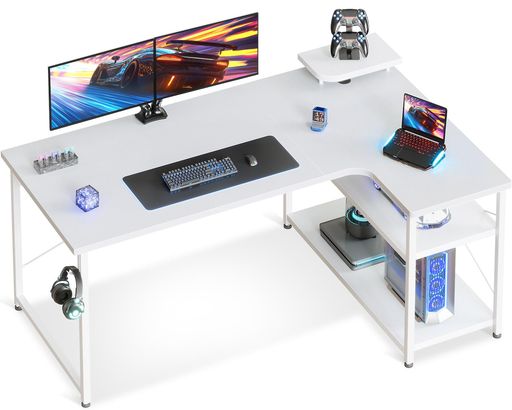 楽天市場】ODK ゲーミングデスク l字 パソコンデスク 幅130 机 デスク