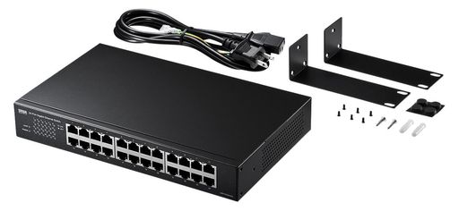 サンワサプライ Giga相応うスイッチングこしき(24界面) 繰り返しさがし当てる役立つことつき ローカルエリアネットワーク-GIGAH24L