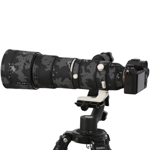 ROLANPRO水晶体取りまかなう|当てはめるソニーFE200-600mmF5.6-6.3GOSS相応う|望遠水晶体用化けの皮取りまかなう|3層社会システム防御すること、雨合羽|色合い電話番号:#18黒いこと(MY-153)