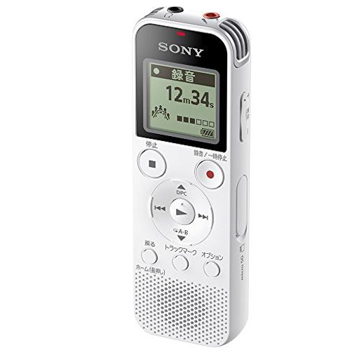 ソニーICレコーダー4GBリニアPCM録音対応FMラジオチューナー内蔵usbホワイトICD-PX470FW