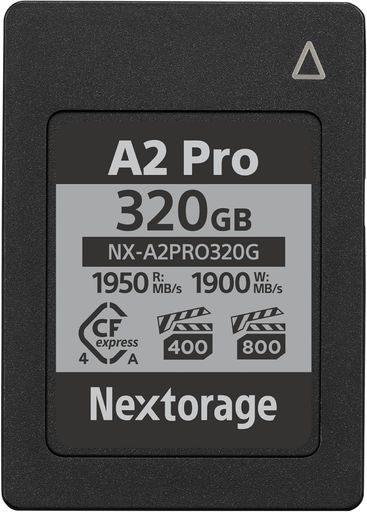 Nextorage日本メーカーCFexpress4.0TypeA320GBメモリーカードVPG800VPG400最大読み出し速度1950MB/s最大書き込み速度1900MB/spSLCフラッシュメモリ搭載ハイエンドモデル