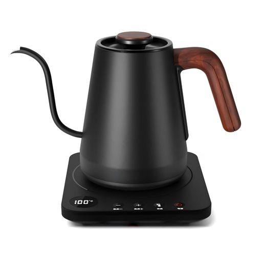 電気ケトルコーヒーHAGOOGI(ハゴオギ)ドリップケトル1.0L1200Wコーヒーポット温度調節(1°C単位)/保温機能/空焚き防止/通知音オン・オフ/PSE認証済み細口紅茶お茶クリスマス新年プレゼント用…