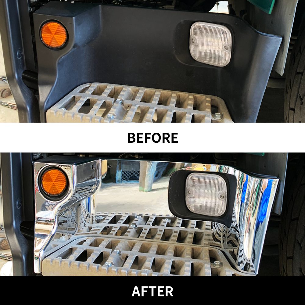 メッキステップカバー Rh 運転席側 いすゞ