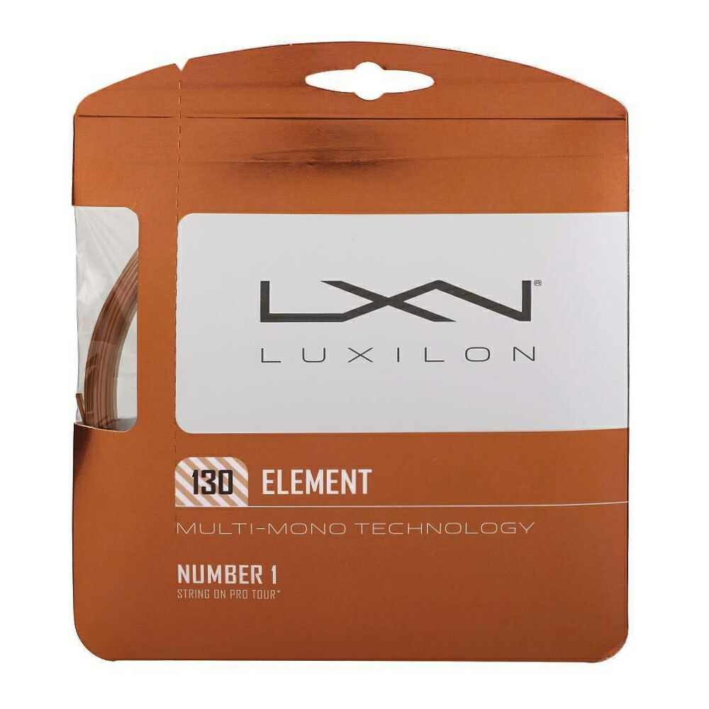 【楽天市場】エレメント130(ELEMENT130)(WRZ990109)【ルキシロン LUXILON ラケット購入者用ガット】:ショップ一番