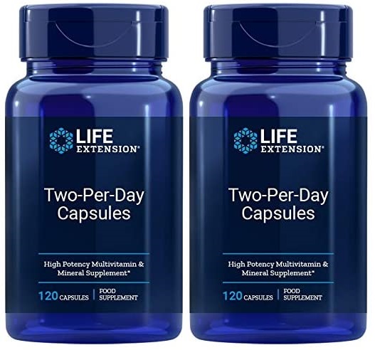 ２本セット　ライフエクステンション ツーパーデイ 120 カプセル - Life Extension two Per Day Caps