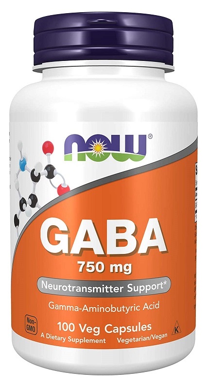 GABA ギャバ 750mg 100粒 NOW Foods うのにもお得な 安売り ナウフーズ