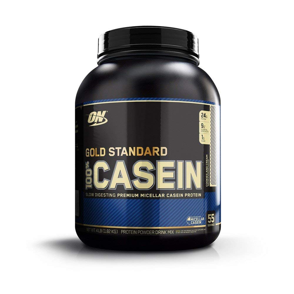 100% ゴールドスタンダード カゼインプロテイン クッキーズ＆クリーム 4LB (1.82 kg) - Gold Standard 100% Casein Protein Cookie &amp; Cream 4lb -