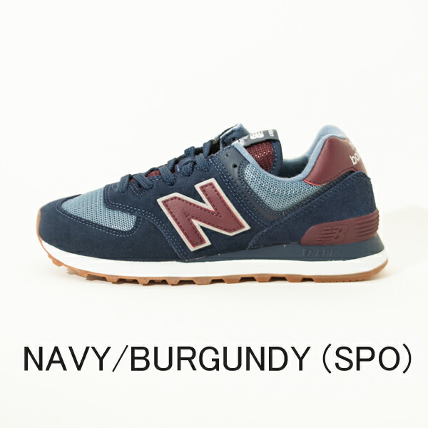 楽天市場 ニューバランス レディーススニーカー Ml574spq Ml574spo Nb Newbalance スエード Lifestyle ランニング シューズ スポーツ カジュアル ユニセックス Burgundy Navy Navy Burgundy St ショップannie