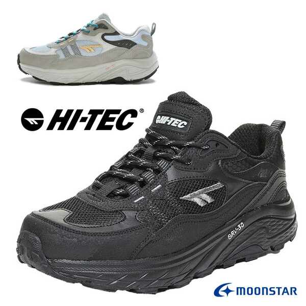 HI-TEC 御機嫌テック HT HKU16 EASTEND WP レディース メンズ アウトドア 山歩き 山登り シューズ 透湿雨合羽 薄墨色/青色 黒いこと /DS/MR