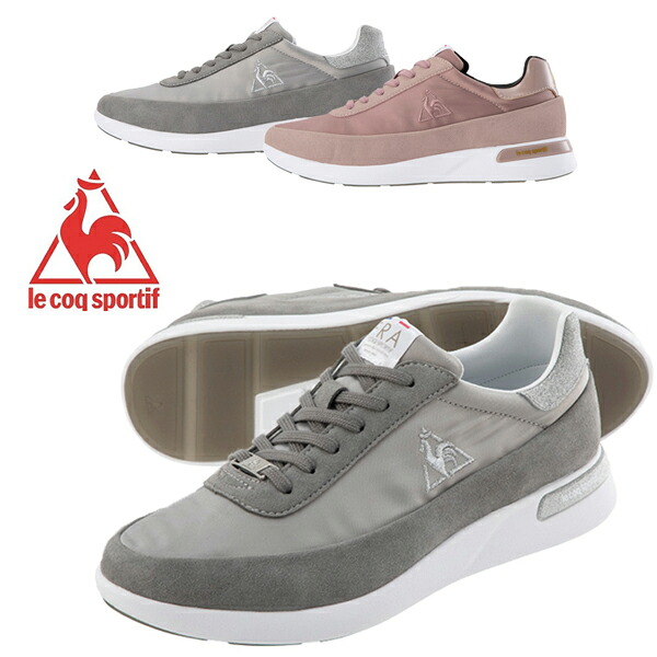 le coq sportif ルコックスポルティフ QL3SJC00PK QL3SJC00SV LA セーヴル / LA SEVRES レディース シューズ スニーカー 靴 軽量 エレガント ピンク シルバー /MR. 入学