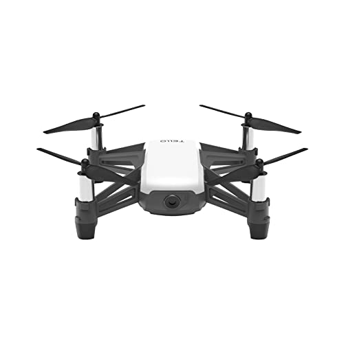 DJI Tello ドローン 国内認証済み 軽量ミニ ドローン撮影 80g 申請不要の100g未満 720P HDカメラ付き折り畳み式 空撮 登録して賠償責任保険が無償付帯 初心者向け 自動離陸 自動着陸 最大飛行時間13分 ビジョンポジ