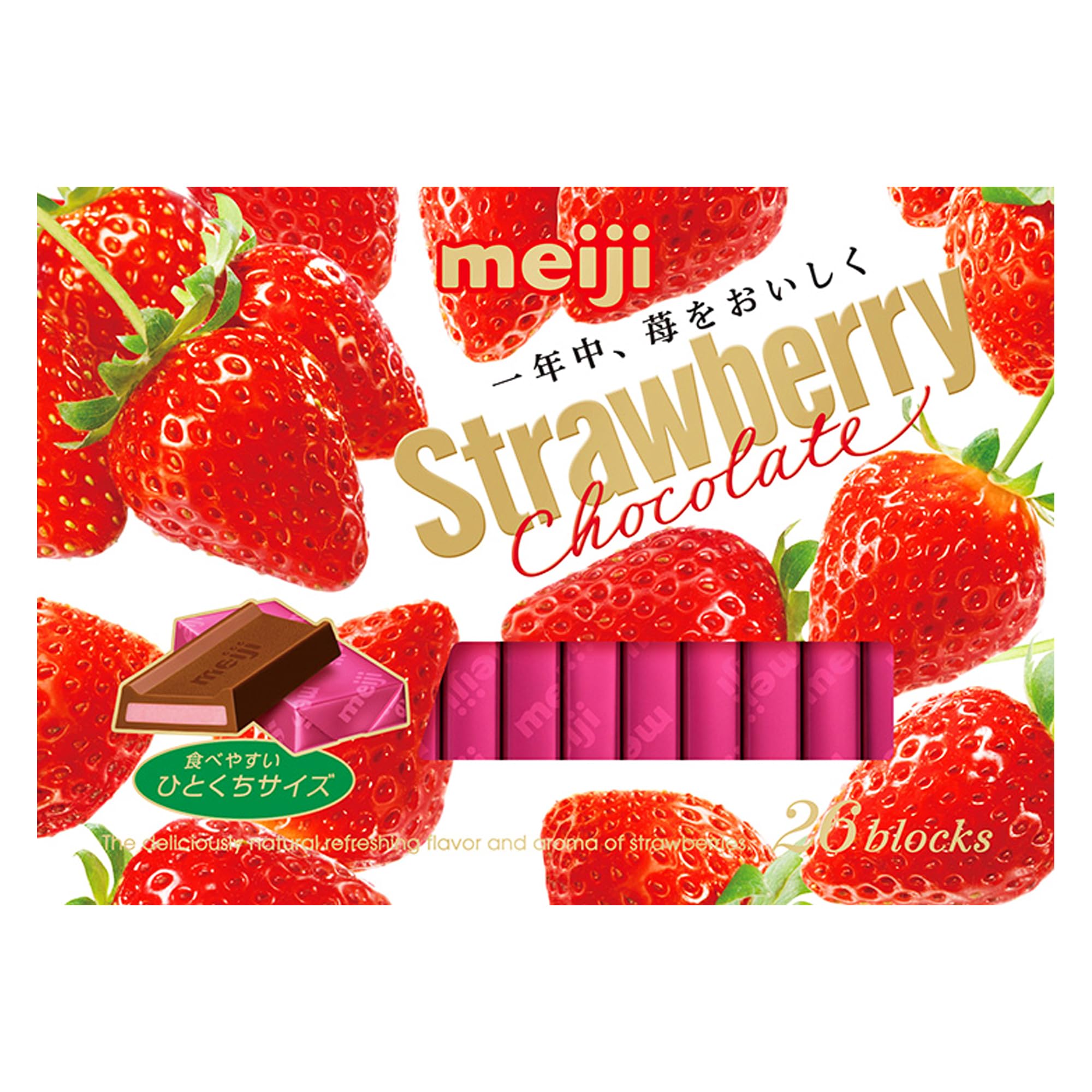 楽天市場】明治 ストロベリーチョコレート ボックス(26枚入) × 6