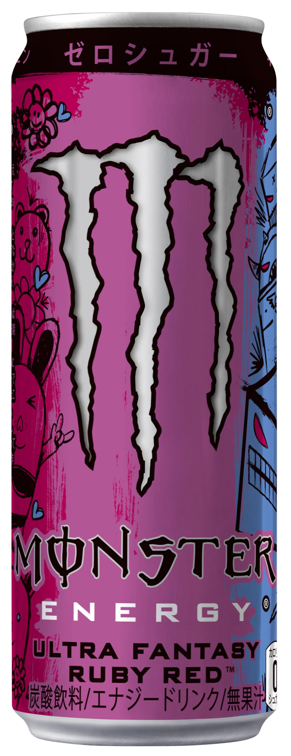 アサヒ飲料 モンスター ウルトラファンタジールビーレッド 355ml×24本[エナジードリンク][0カロリー]画像