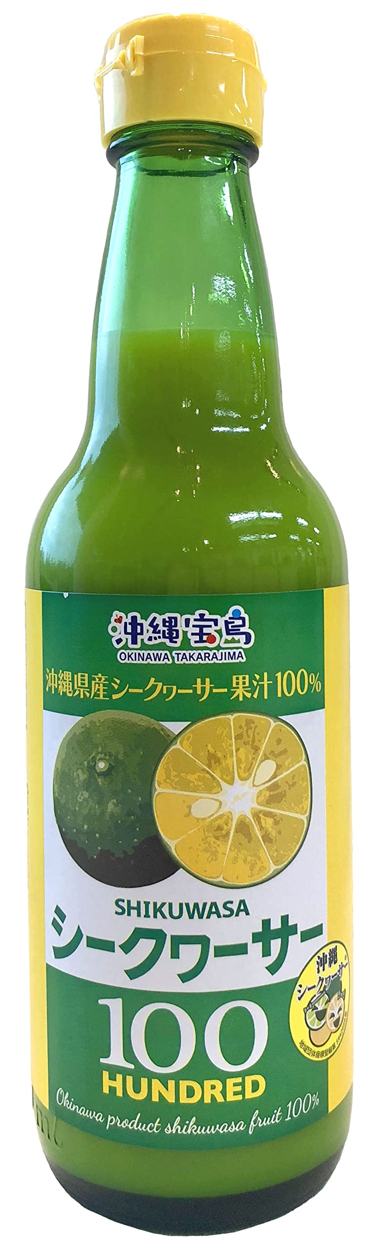 沖縄物産企業連合 沖縄宝島 沖縄県産シークワーサー果汁100% 360ml×3本画像