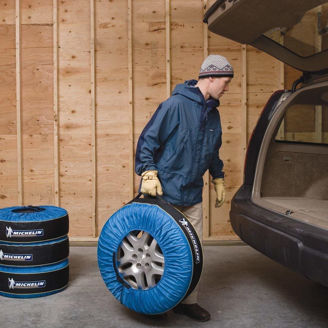 タイヤ　保管　タイヤカバー　収納袋　劣化防止　4枚セット　スタッドレス　Ｌサイズ