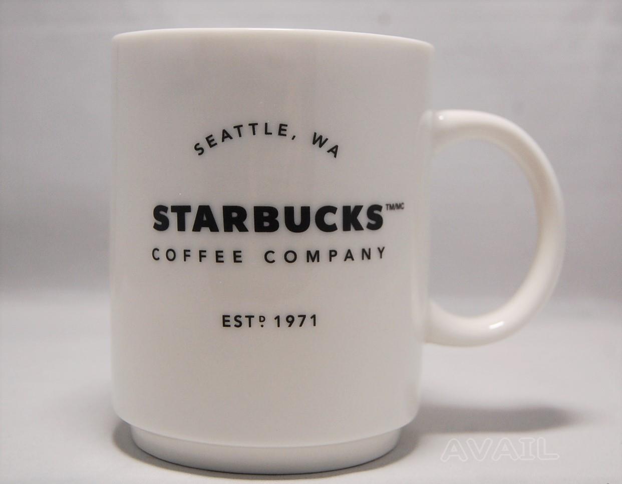 楽天市場 箱傷み品 Starbucks スターバックス マグカップ 4個セット 414ml コーヒーカップ 食器 陶器 コップ デミタスマグ スタバ ロゴ入り コーヒーマグ 4p 白 Shopアベイル