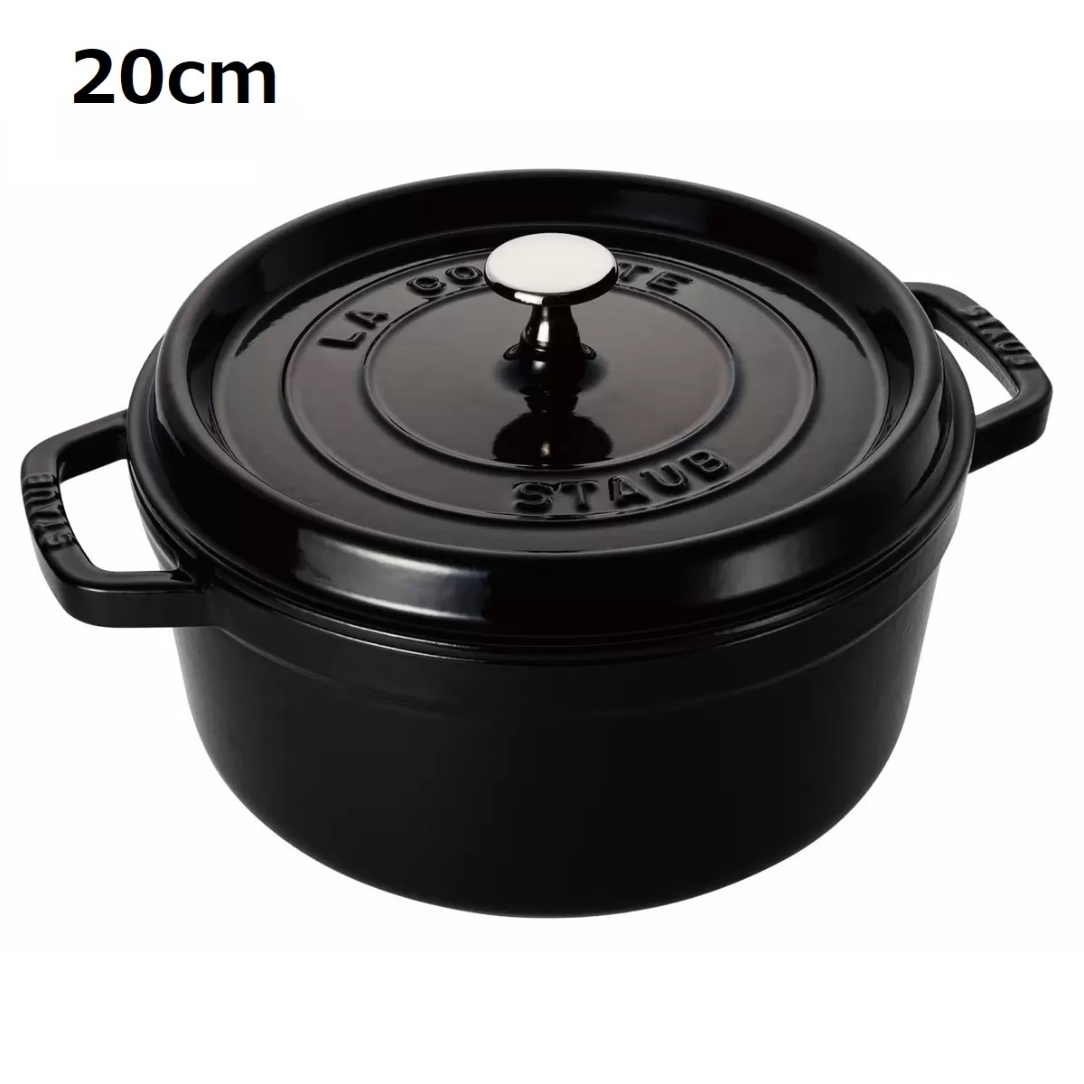 ☆週末価格☆ ストウブ ピコ・ココットラウンド 22cm シャイニーブラック 楽天市場】ストウブ ココット ラウンド 22cm シャイニーブラック