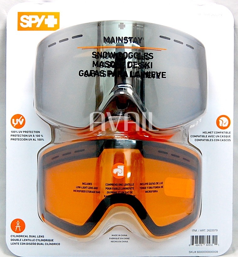 【ラップがヘ】 予約販売 スノーボード ゴーグル SPY スパイ RAIDER レイダー 2122モデル IX H30 MM ムラサキ