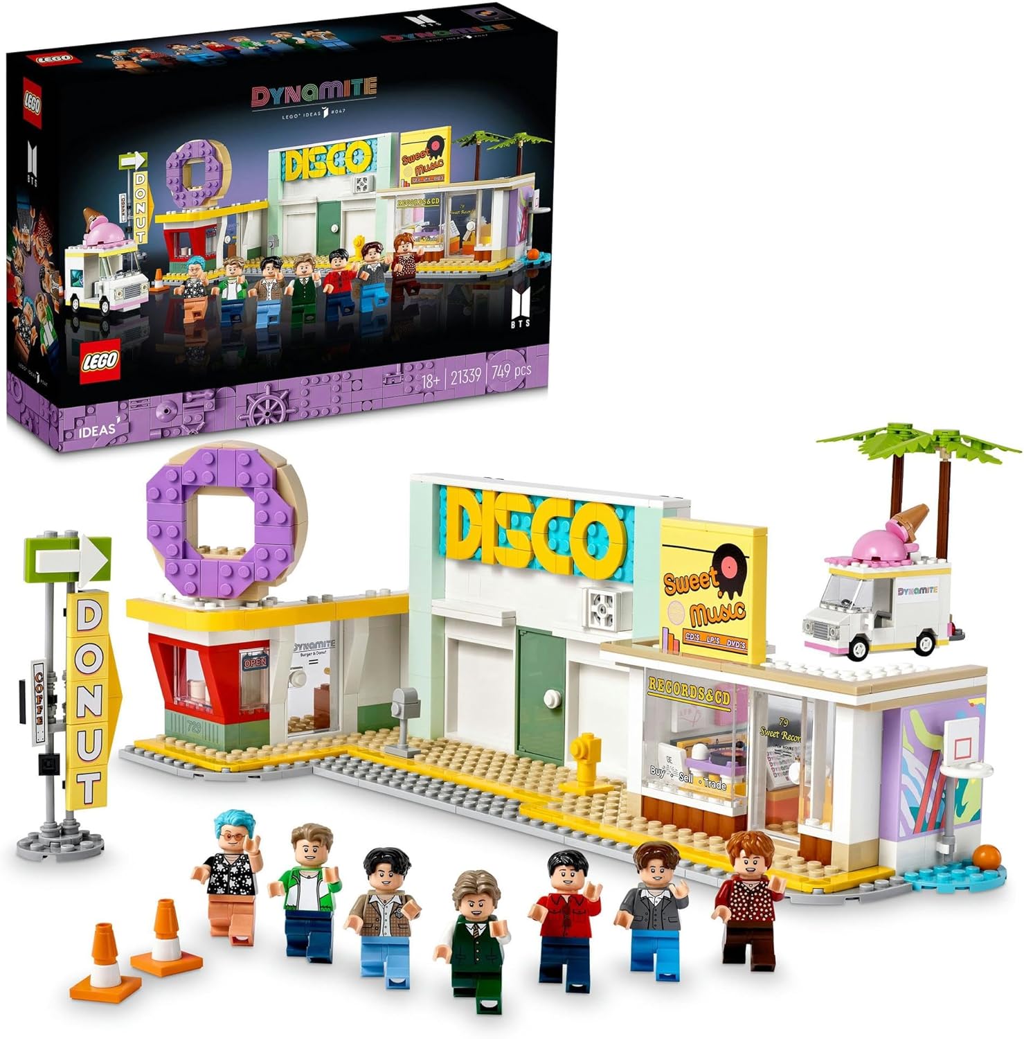 レゴ BTS Dynamite 21339 LEGO アイデア 成年者レゴ 推し 偶像 精神的な統合書き割り 立ちはだかる 手あそび 知育手あそび レゴジャパン お坊っちゃん お嬢さん 成年者 勝手もと鉄道車両 車駕 写実的 ひな形 韓国 ダイナマイト