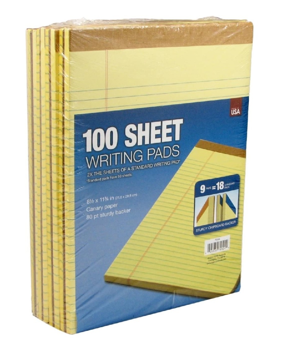 ☆人気☆イエローリーガルパット　レターサイズ　100枚×9冊　新品未使用 compass1666749216.jpg