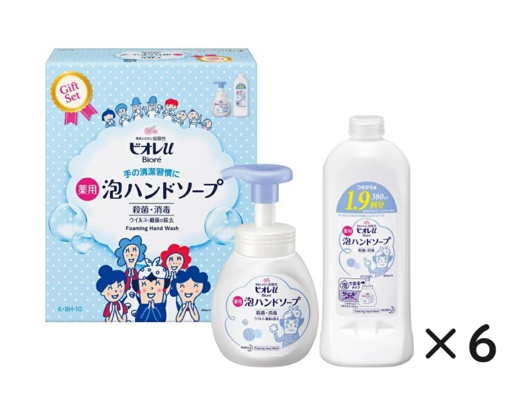 めちゃ安い！　歯磨き粉　ハンドソープ　ビオレ　むぎ茶・つゆ・トイレ・調味料セット ビオレu泡ハンドソープ フルーツの香り ポンプ 240ml(本体