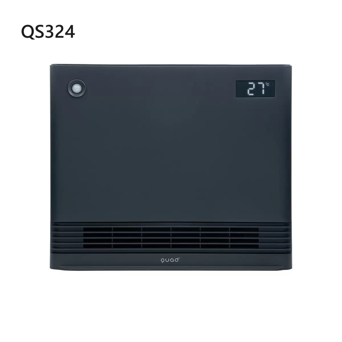 匿名翌日発送！QUADS セラミックヒーター QS324GY 2023年製 楽天市場】QUADS セラミックヒーター グレー ワイドエナヒート QS324GY
