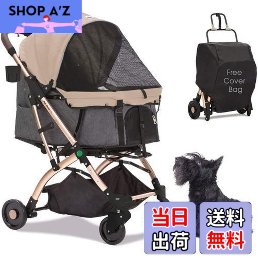 楽天市場】ペットカート 犬 バギー 4輪 犬用かーと 小型犬 中型犬 猫