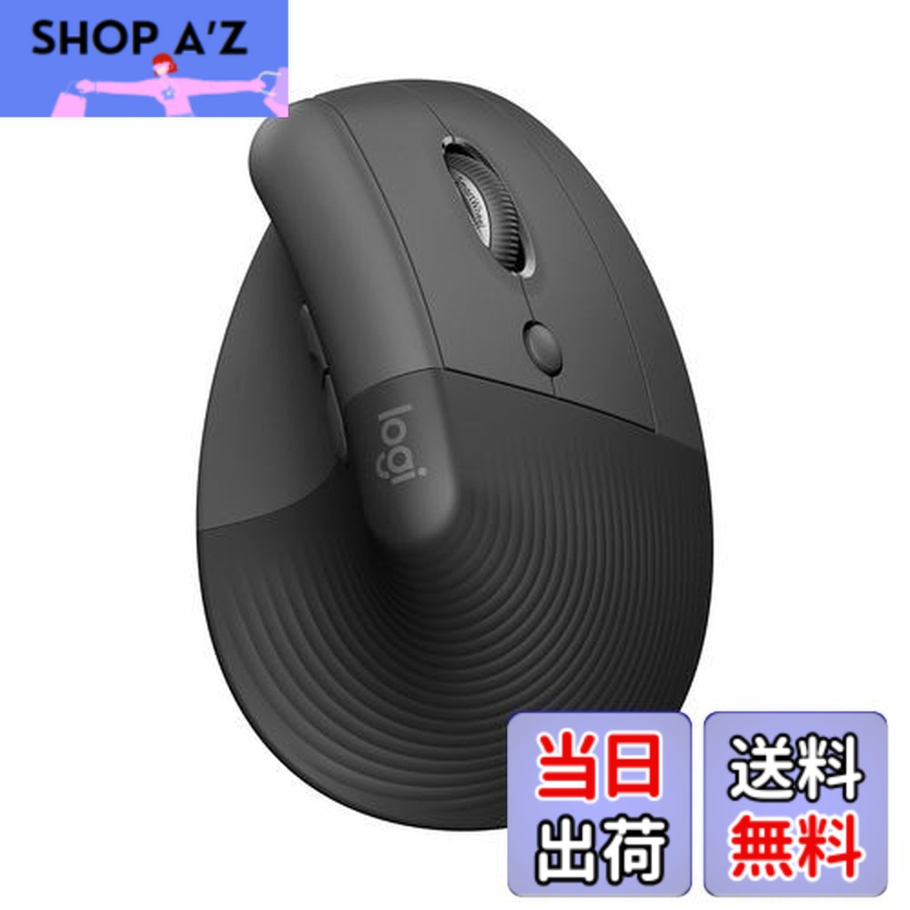【送料無料】ロジクール ワイヤレス 静音 エルゴノミック マウス LIFT M800GR Logi Bolt Bluetooth Unifying非対応 smartwheel ワイヤレスマウス 無線 windows mac chrome iPad Android OS M800 グラファイト 国内正規品