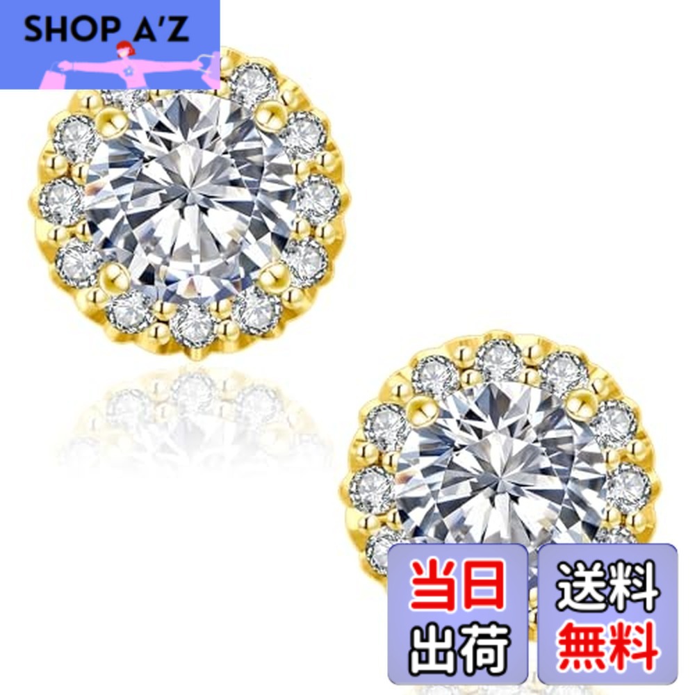 【送料無料】KRKC&CO モアッサナイト ピアス レディース 花の束 シルバー925 20G 計1ct/2ctダイヤモンド採用 Dカラド VVS1モアサナイト スタッドピアス 両耳 キラキラジュエリー 金属アレルギー対応 鑑定書とギフトボックス付き