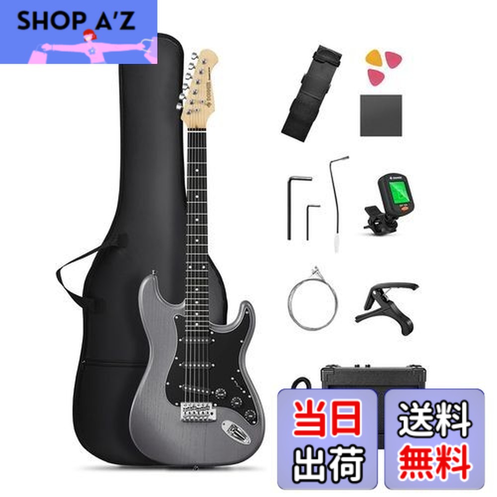 楽天市場】【送料無料】Donner エレキギター 初心者セット STタイプ