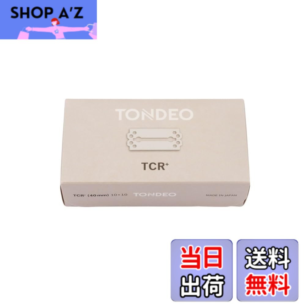 【貨物輸送無料】トンデオ TCR+ (40粍) 両刃金モール 10枚x10 色：しろがね色