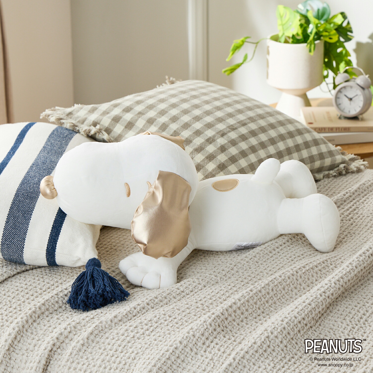 ジェラートピケ スヌーピー BIG 抱き枕 ジェラートピケ スヌーピー BIGぬいぐるみ 抱き枕 ルームウェア