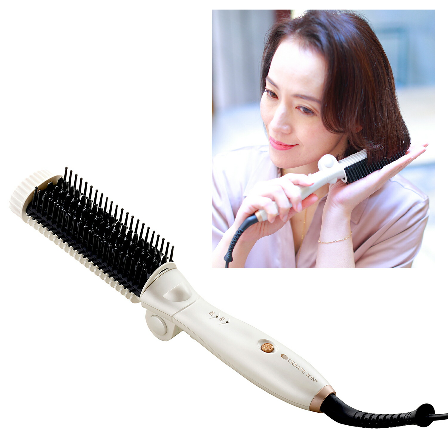 【ヘアアイロン】 スタイリングブラシアイロン ヴィエールエス VIELLE S 商品詳細ページ