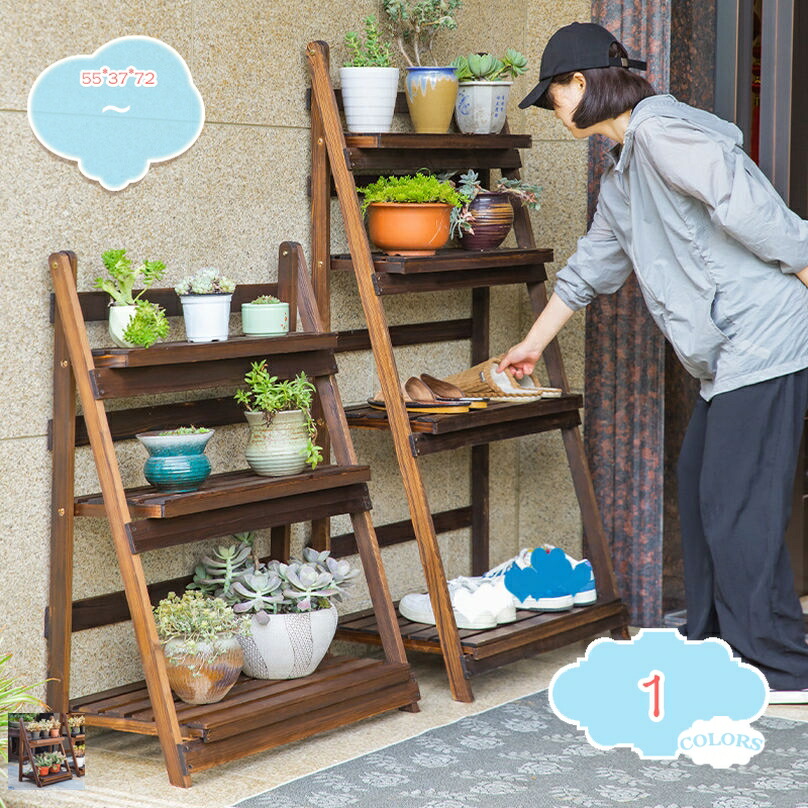 楽天市場】2000円OFFクーポン 植物ポットスタンド 植木鉢台 園芸ラック