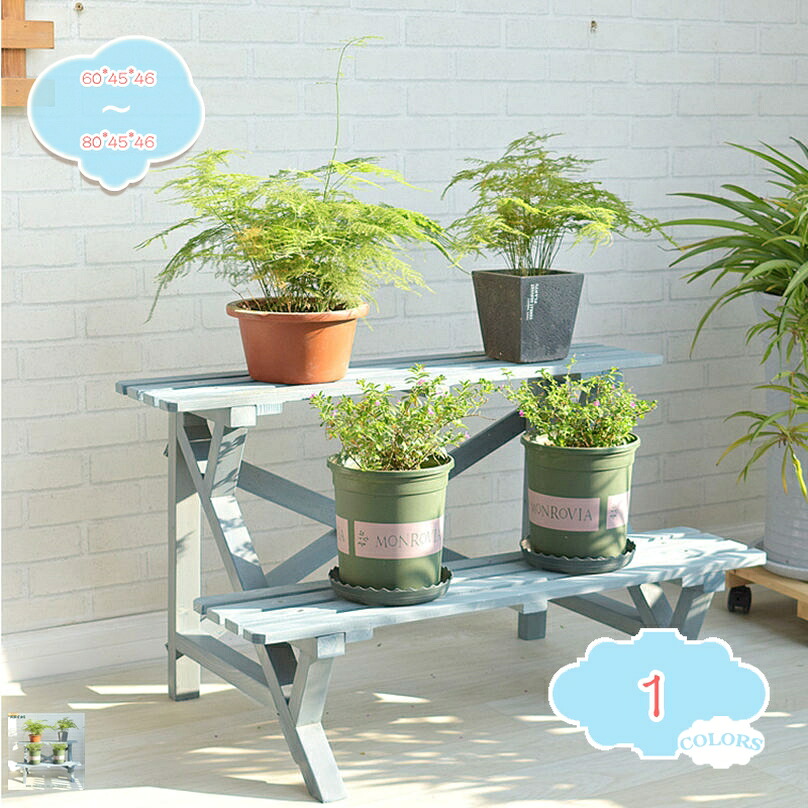 2000円OFFクーポン フラワースタンド 2段 木製 タンド おしゃれ フラワーラック 屋外 室内 観葉植物 多肉植物 棚 北欧風 ベンチ型 ディスプレイラック ガーデニングラック 花台 テラス ベランダ 庭 植物スタンド シンプル shopcp｜CPショップ