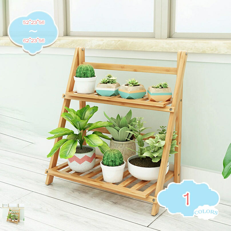 楽天市場】1000円OFFクーポン フラワースタンド 竹製 ガーデンラック