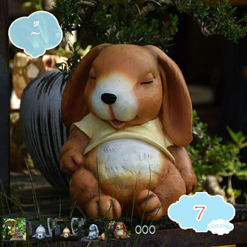 楽天市場】うさぎ ウサギ 野うさぎ 兎 かわいい 置物 ガーデニング雑貨