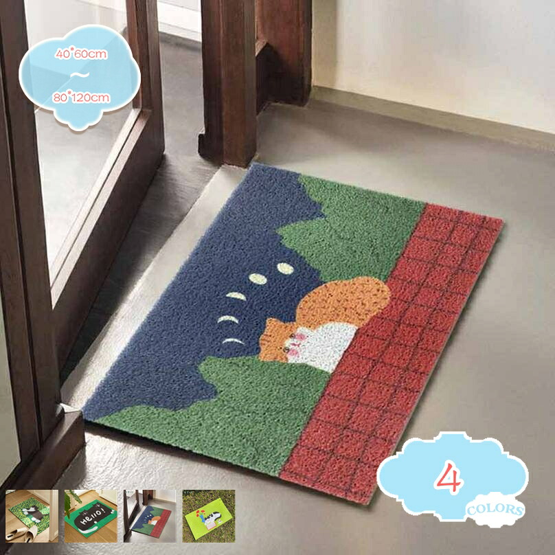 部屋の入り口つや消し 室外 屋内 泥落とし 上滑り打ちきり 猫柄 可愛らしい 今めかしい ウェルカム PVC エントランスマット 部屋の入り口つや消し 砂落とし どろ除け 汚れた状態押しとどめる 洗える 部屋の入り口 回廊 勝手口 執務室 執務室 お店 身寄り用 住みか とり捨てるできる shopcp