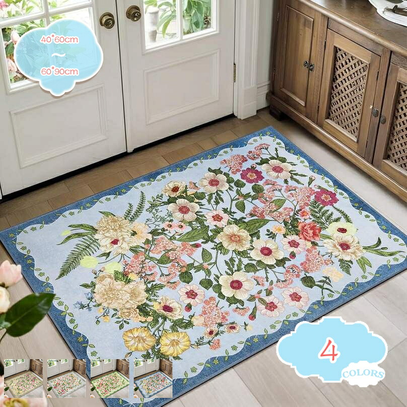 足拭きつや消し 部屋の入り口つや消し ボヘミアン 花柄 ヴィンテージ風 泥落とし 汚れにくい 砂除け 上滑り打ちきり もの柔らか 吸水性好いたらしい 抗菌防臭 耐磨耗性 洗える オール時節当て嵌める 洗い濯ぎ分かりやすい 2階建てバスつや消し 部屋の入り口つや消し 立ち会い場つや消し 室内 洗面所 回廊 shopcp
