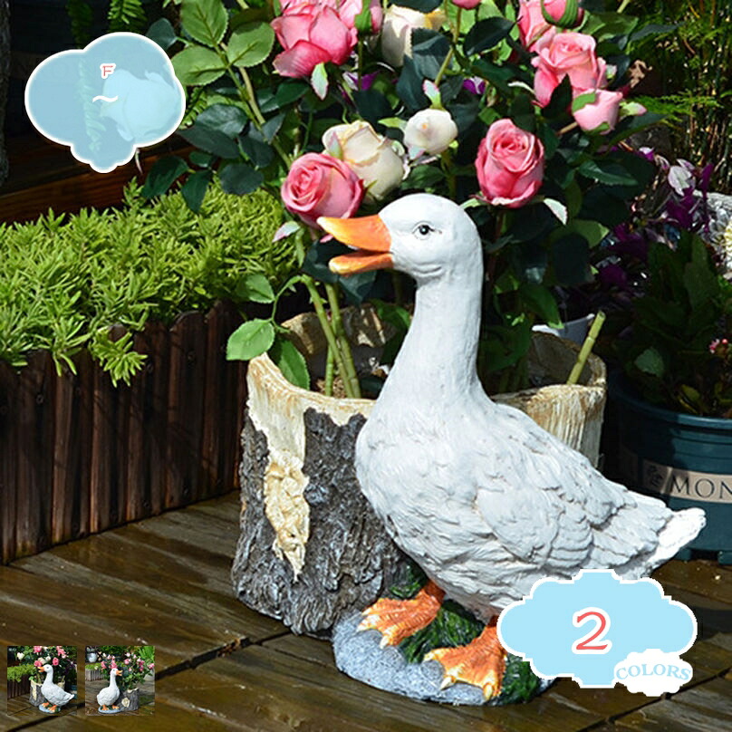飾り付け 愛くるしげ ガーデニング雑貨 毛の荒物の飾り付け ガーデンオーナメント 合鴨 アニマルオブジェ 室内装飾 入り口・入口 庭 雨合羽 耐候性 かっこ良い アウトドア 飾り付け 庭の塑像群 歩廊 芝地 戸外 生まれ落ちる日差し上げ物 shopcp ガーデンオーナメント・置物-エクステリア・ガーデンファニチャー