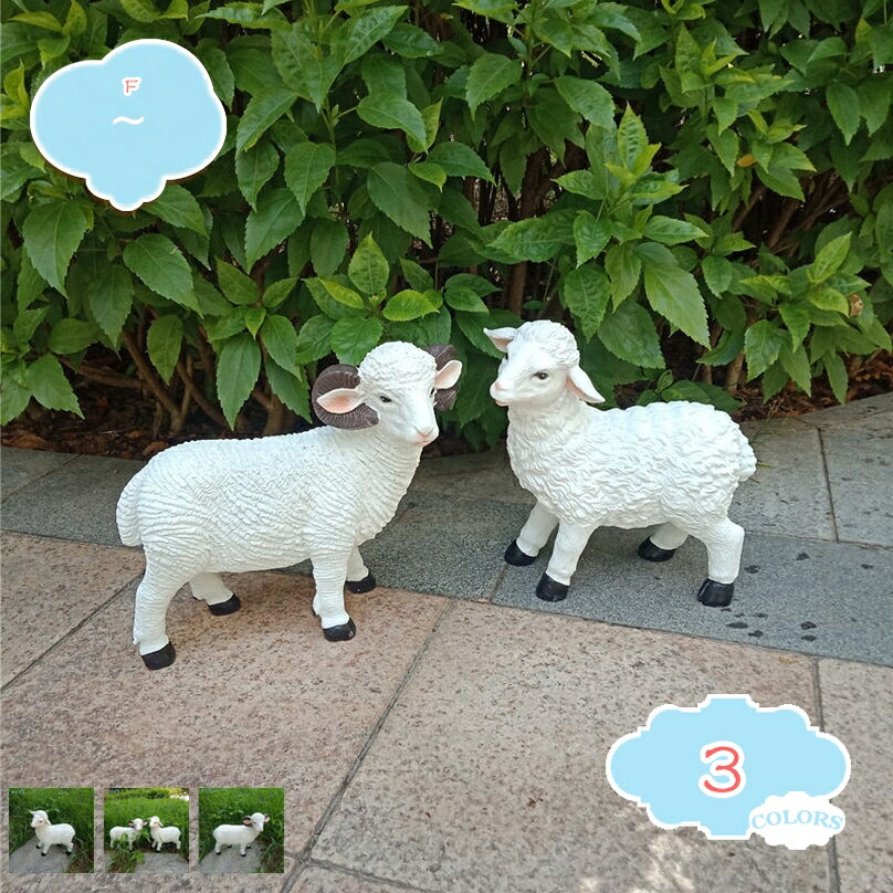 楽天市場】【ランキング1位獲得】子羊 子山羊セット エクステリア