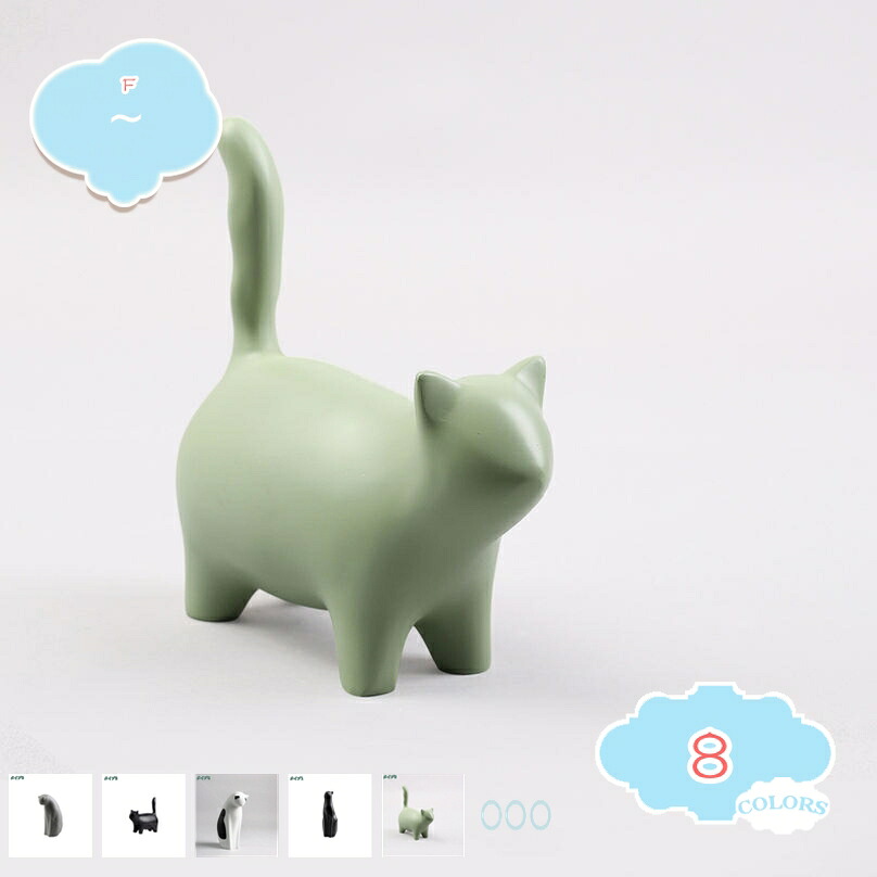 1000円OFFクーポン オブジェ 猫 キャット 北欧 雑貨 ホームデコレーション 工芸品 インテリア装飾 アニマルオブジェ 抽象 猫の置物 可愛い おきもの エレガント 家の装飾 リビングルーム 室内 部屋に置く おしゃれなプレゼント 可愛い雑貨 shopcp