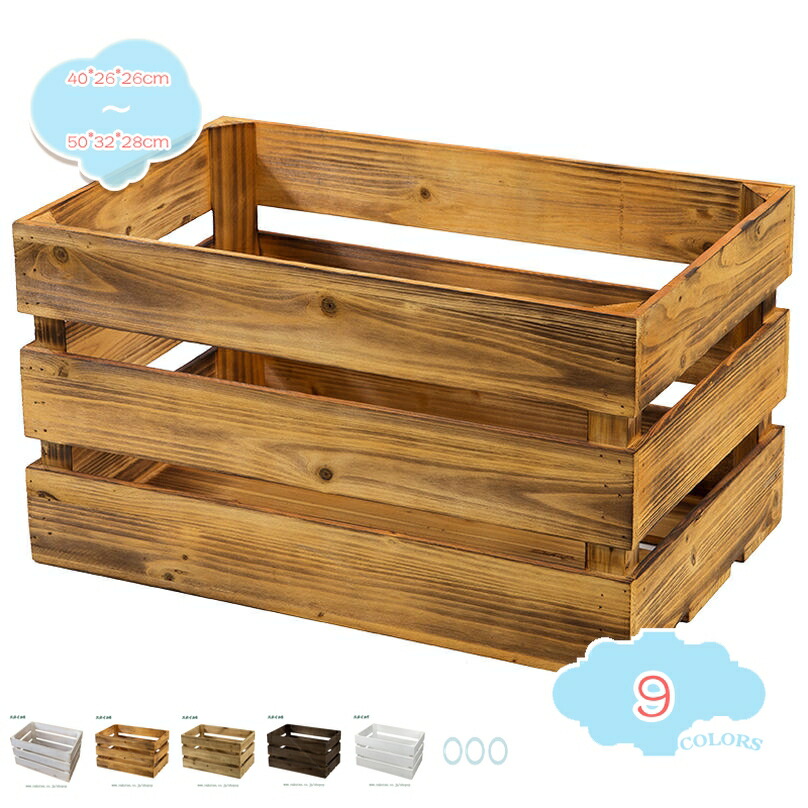 楽天市場】蓋付きボックス 木箱 収納ボックス トランク ストッカー