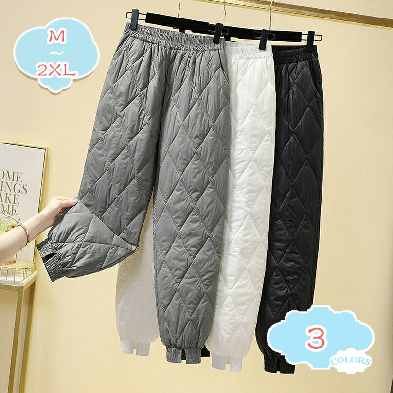 500円OFFクーポン 防寒 パンツ 大きいサイズ レディース アウトドア 防風パンツ 長ズボン あったかパンツ 大きいサイズ 中綿入り ロング丈 中綿 ロングパンツ スリム ジョガーパンツ ズボン 防風 あったか 40代 50代 60代 冬 あったかグッズ shopcp