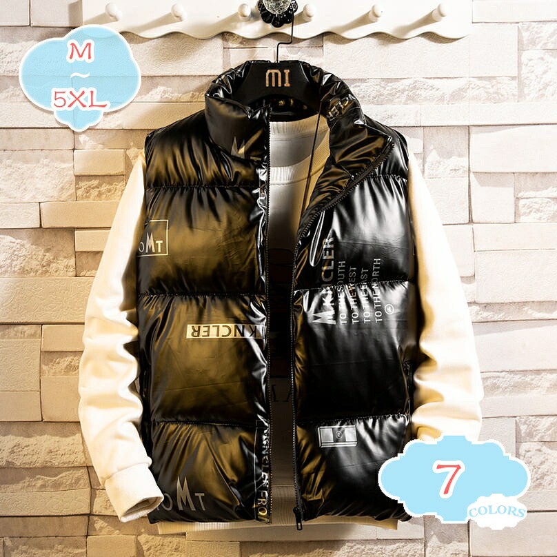 中綿ベスト 男性 秋冬 シンプルで無地ベスト ダウンベスト ノースリーブ 立ち襟 冬 防寒 おしゃれ メンズ ダウンベスト メンズ 秋冬春 アウター ジップアップ ベスト 保温性 男性 ベスト 大きいサイズ 軽量 あったか shopcp